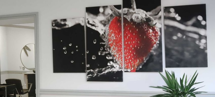Strawberry Wall Art at The Salon